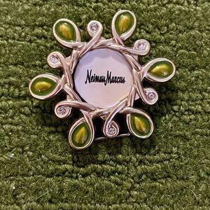 Jay Strongwater/Neiman Marcus miniature picture frame/brooch